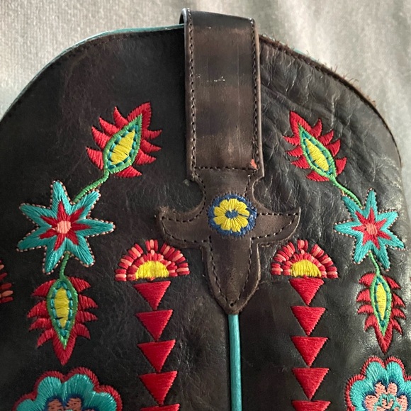 Women’s: Macie Bean Floral Embroidered Boots (Size: 7.5 Medium Width) - Picture 4 of 8